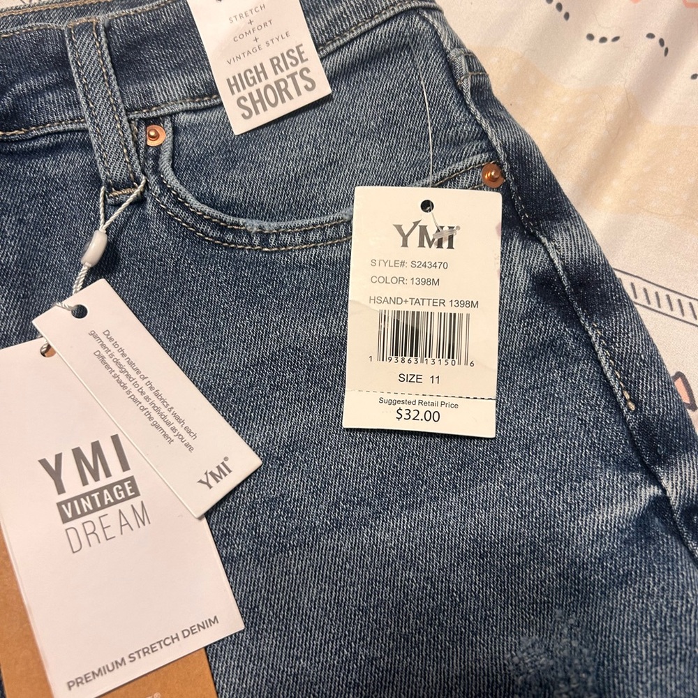 YMI shorts with stretch